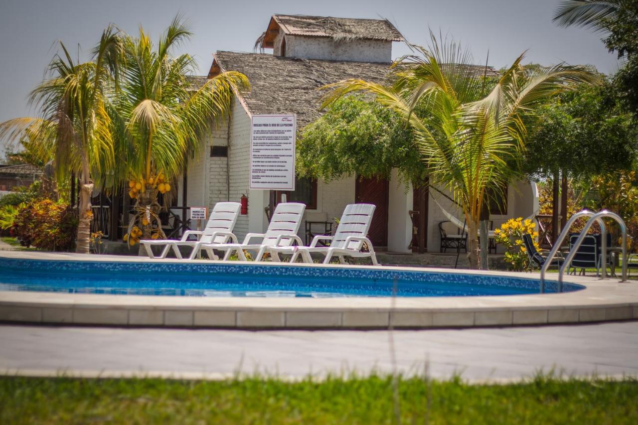 La Choza Bungalows Tambo Grande Exterior foto